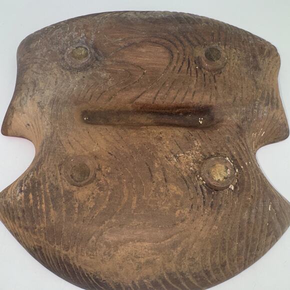 Ashtray Vintage Sequoia Ware 8005 Atomic Red MCM USA Pottery Unique 5-Slot - Picture 6 of 14